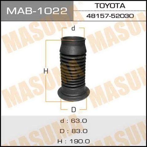Чехол амортизатора переднего MAB1022 MASUMA