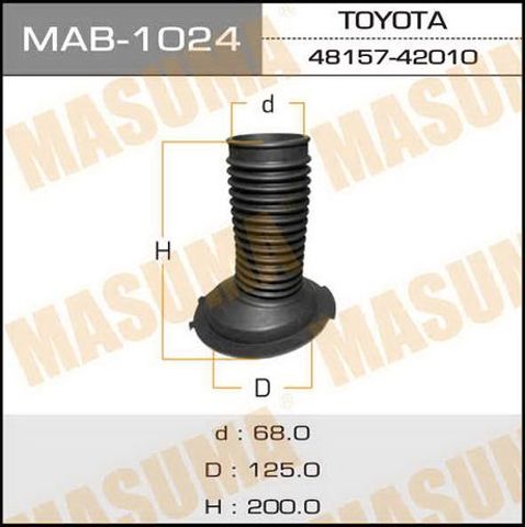 MAB1024 MASUMA Пыльник амортизатора переднего купить в Чернигов