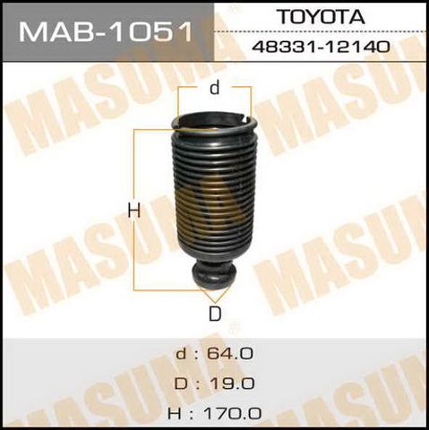 Отбойник амортизатора переднего MAB1051 MASUMA