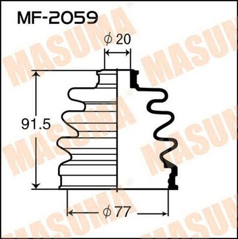 MASUMA MF2059 Пыльник ШРУСа наружный в наличии Николаев