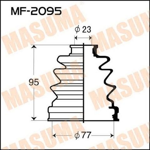 Пыльник шарнира угловых скоростей внутренний передний MF2095 MASUMA