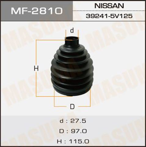 MF2810 MASUMA Пыльник ШРУСа наружный купить в Хмельницкий