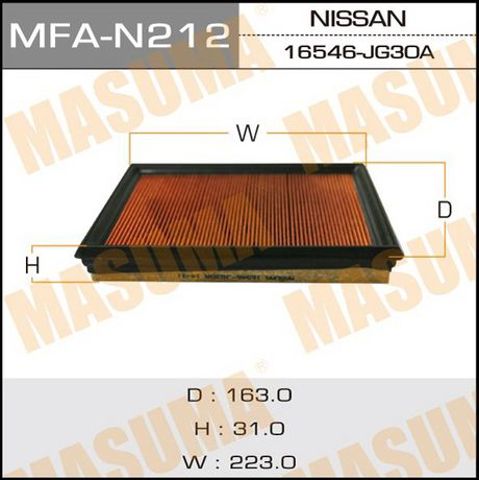 MFAN212 MASUMA Воздушный фильтр купить в Сумы