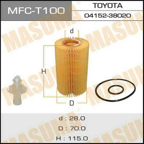 MASUMA MFCT100 Масляный фильтр в наличии Каменское