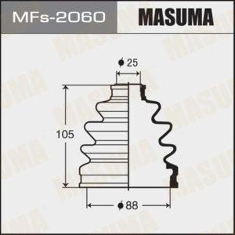 Пыльник гранаты наружный, передний MFS2060 MASUMA