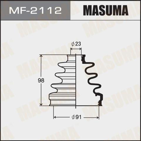 Пыльник ШРУСа передней полуоси наружный MFS2112 MASUMA