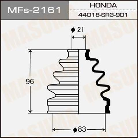 Пыльник гранаты наружный, передний MFS2161 MASUMA