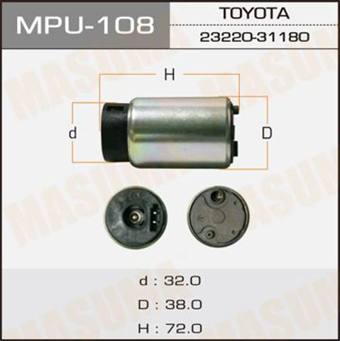 Бензонасос MPU108 MASUMA