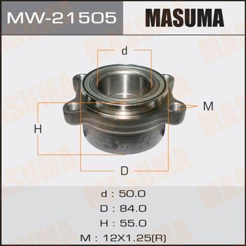 MASUMA MW21505 Подшипник задней ступицы в наличии Харьков