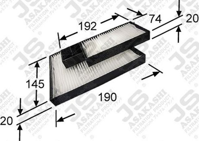 T1404009 Фильтр салона купить Житомир