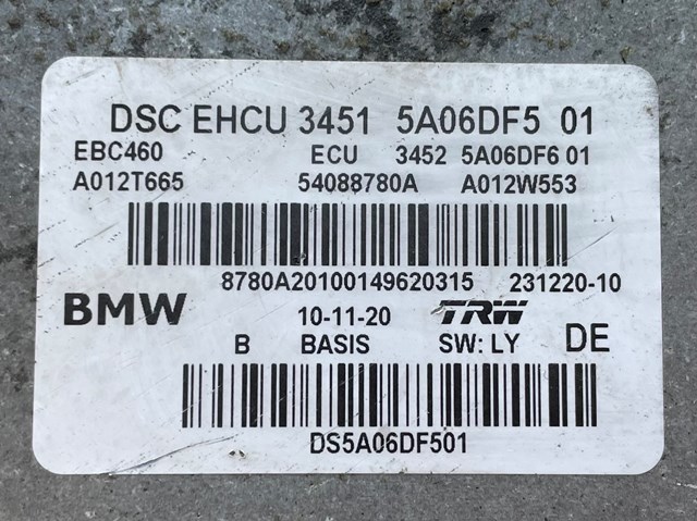 Блок ABS гидравлический 34517916217 BMW
