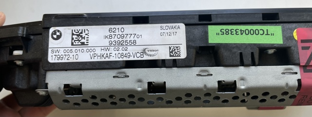 BMW 62109392558 Приборная доска (щиток приборов) в наличии Каменское