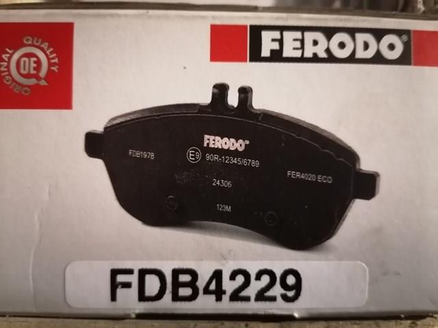 FERODO FDB4229 Колодки тормозные передние дисковые в наличии Черновцы