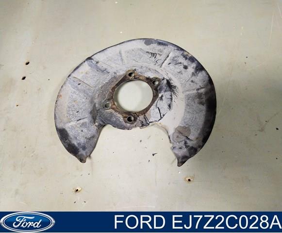 Щиток тормозного диска заднего правый EJ7Z2C028A FORD