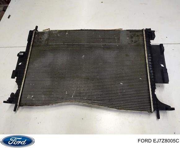 Радиатор охлаждения двигателя EJ7Z8005C FORD