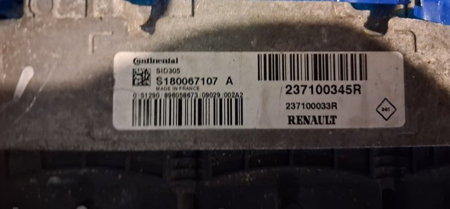 RENAULT 237100345R Блок управления двигателем в наличии Ужгород
