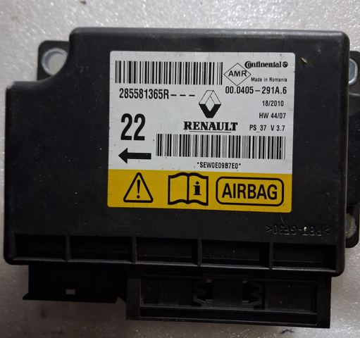 RENAULT 285581365R Модуль-процессор управления подушкой безопасности (ЭБУ AIRBAG) в наличии Черкассы