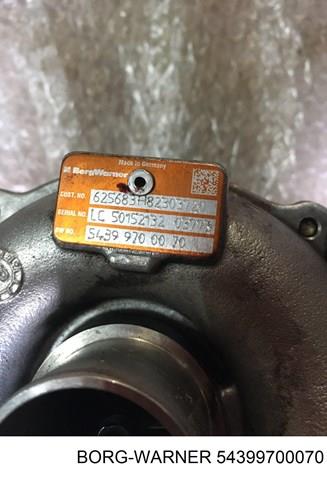 BORG-WARNER 54399700070 Турбина в наличии Одесса