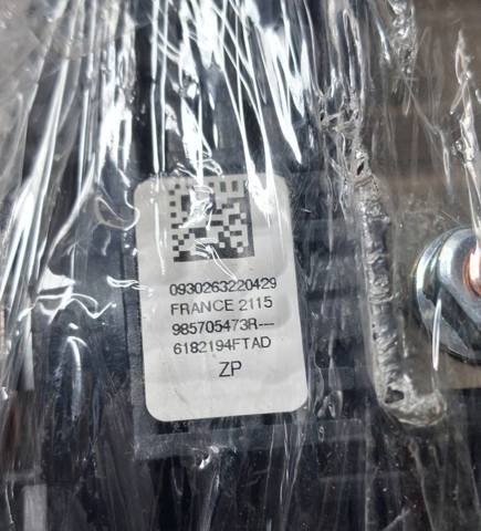985705473R RENAULT Подушка безопасности водителя купить в Украина