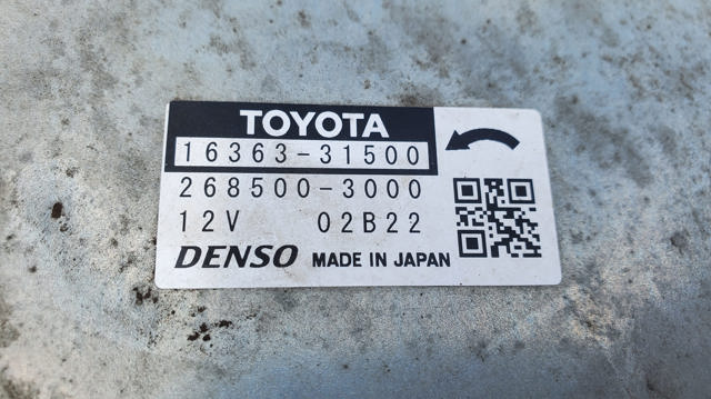 1636025010 TOYOTA Диффузор радиатора охлаждения, в сборе с мотором и крыльчаткой купить в Харьков