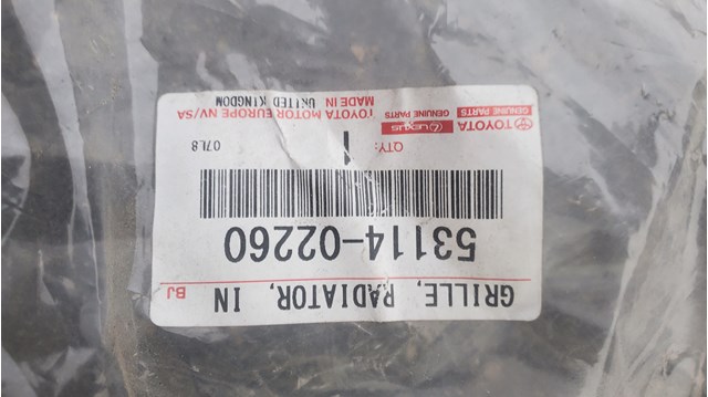 TOYOTA 5311402260 Решетка радиатора в наличии Чернигов