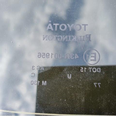 627200E150 TOYOTA Стекло кузова (багажного отсека) левое купить в Ровно
