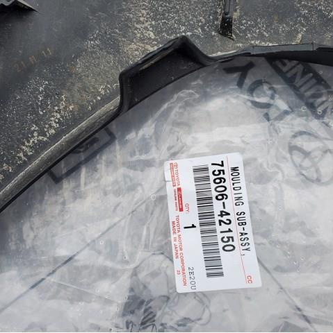 TOYOTA 7560642160C0 Расширитель (накладка) арки заднего крыла левый в наличии Каменское