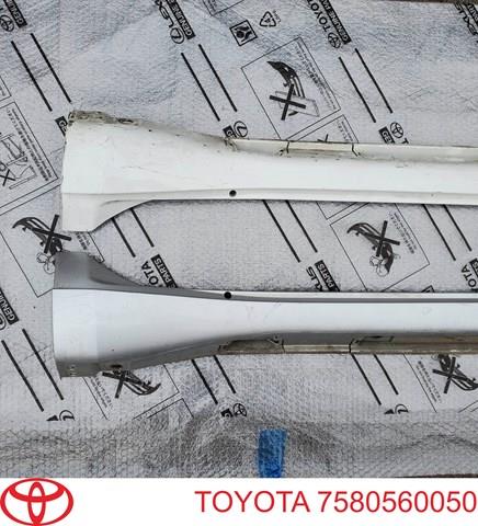 7580560050 TOYOTA Накладка (молдинг) порога наружная правая купить в Хмельницкий