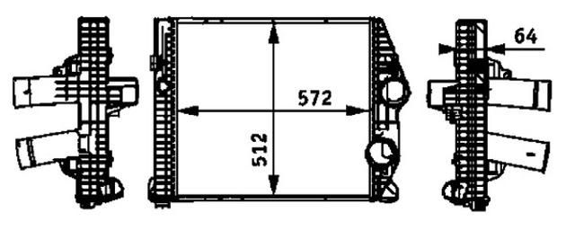 MAHLE CI114000P Интеркулер в наличии Винница