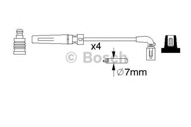 0986356987 BOSCH Высоковольтные провода купить в Каменское