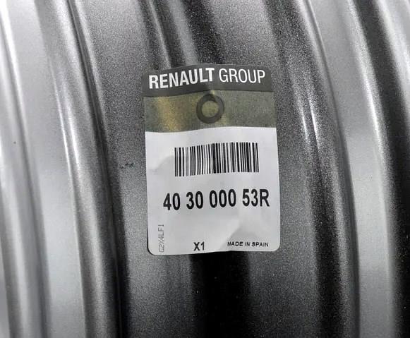 403000053R RENAULT Диски колесные стальные (штампованные) купить в Павлоград