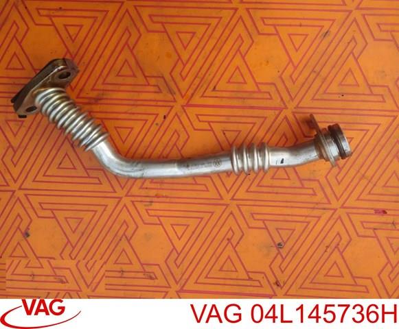 Трубка/шланг отвода масла от турбины 04L145736H VAG