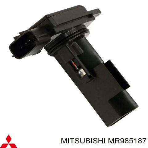 Датчик потока (расхода) воздуха, расходомер m.a.f. - (mass airflow) на mitsubishi pajero внедорожник (v90) (01.06 - 12.13) 3.8 (v97w) (02.06- ) 6g75 MR985187