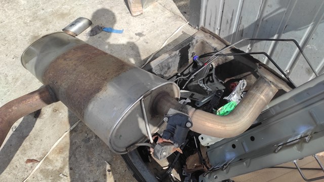 18308648381 BMW Глушитель, задняя часть купить в Ровно