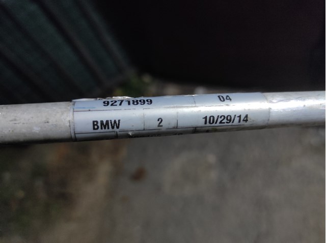 BMW 64509271899 Шланг кондиционера, от компрессора к радиатору в наличии Украина