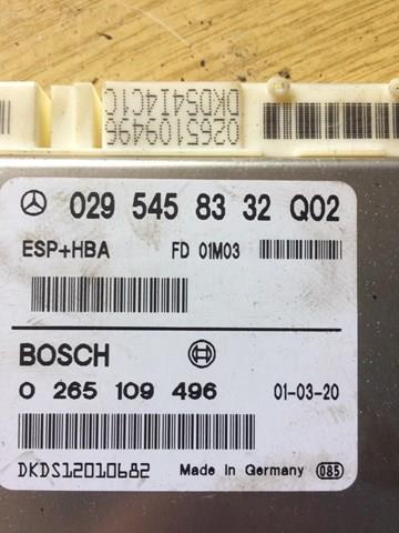 Блок управления ESP 0295458332 MERCEDES
