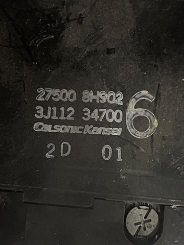 275008H902 NISSAN Блок управления кондиционером купить в Полтава
