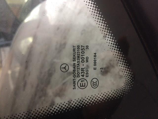 43R001057 Mercedes стекло боковой двери задней левой