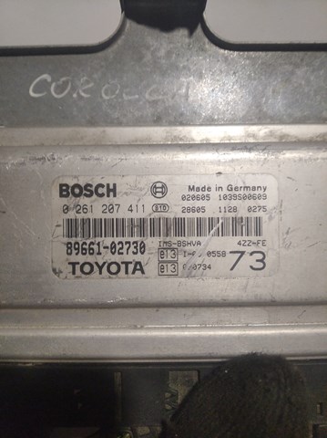 TOYOTA 8966102730 Блок управления двигателем в наличии Черновцы