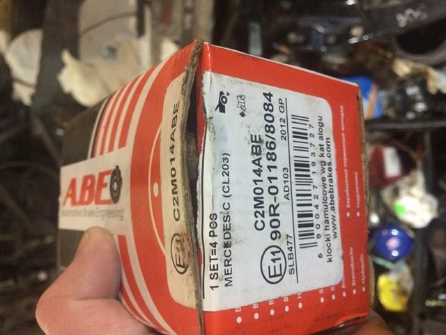 C2M014ABE ABE Колодки тормозные задние дисковые купить в Черкассы