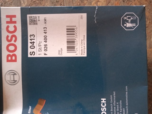 F026400413 BOSCH Фильтр воздушный купить в Ирпень