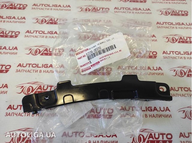 525360E030 Кронштейн бампера переднего левый купить Черновцы