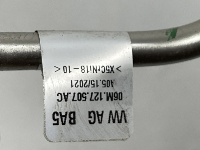 06M127507AC VAG Топливная трубка от ТНВД купить в Каменское