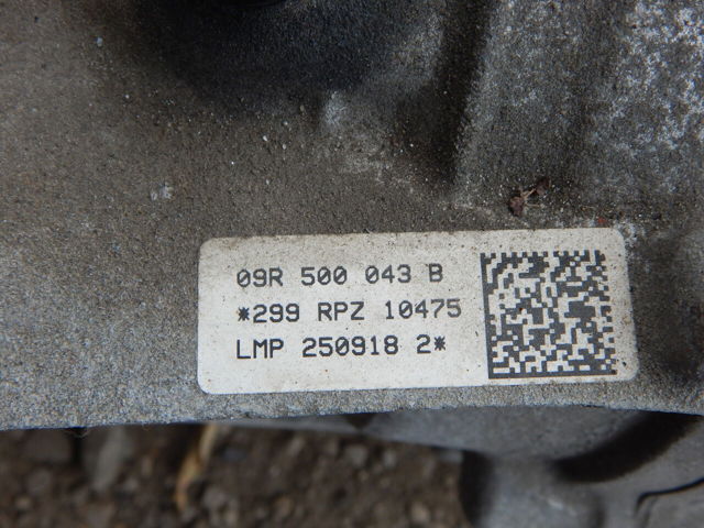 Редуктор заднего моста 09R500043B VAG