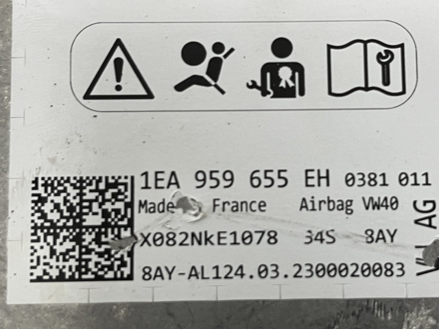 VAG 1EA959655EH Модуль-процессор управления подушкой безопасности (ЭБУ AIRBAG) в наличии Львов
