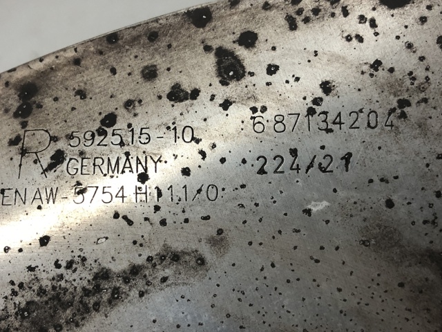 34206871342 BMW Защита тормозного диска заднего правая купить в Львов