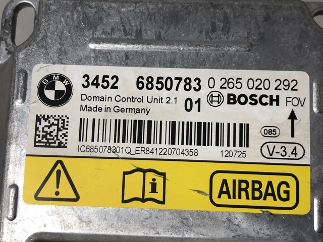 Блок управления airbag 34526850783 BMW