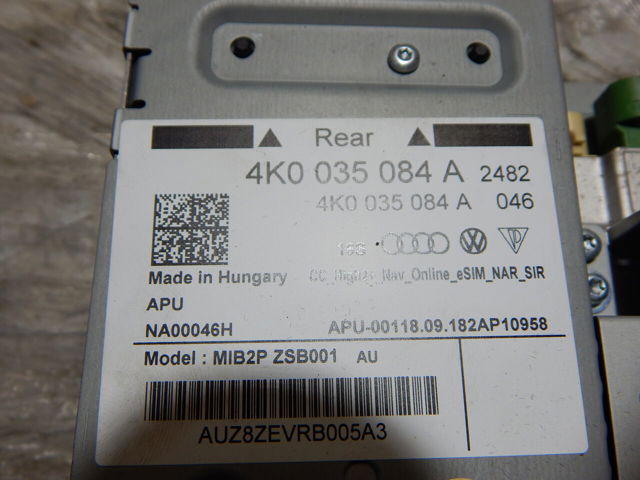 Блок управления навигацией 4K0035084A VAG