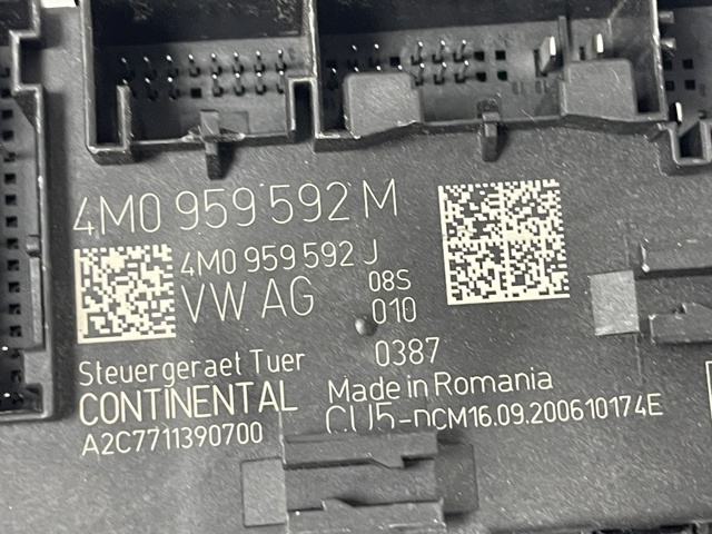 4M0959592M VAG Блок комфорта передней двери купить в Винница