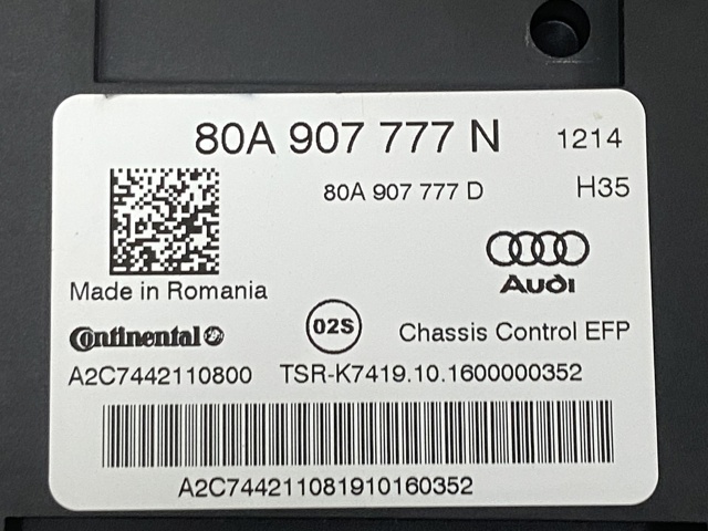 VAG 80A907777N Блок управления подвеской в наличии Чернигов